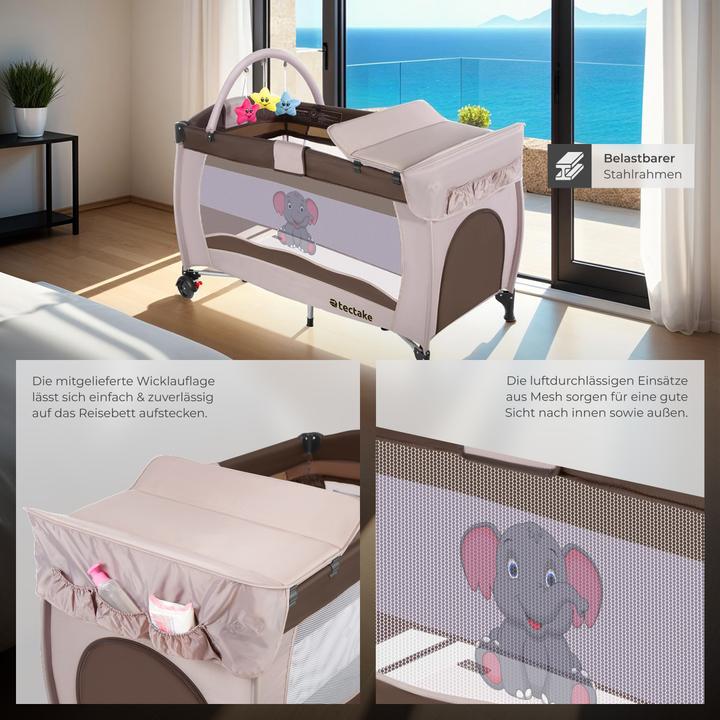 Produktbild tectake Elefant (60 x 120 cm)