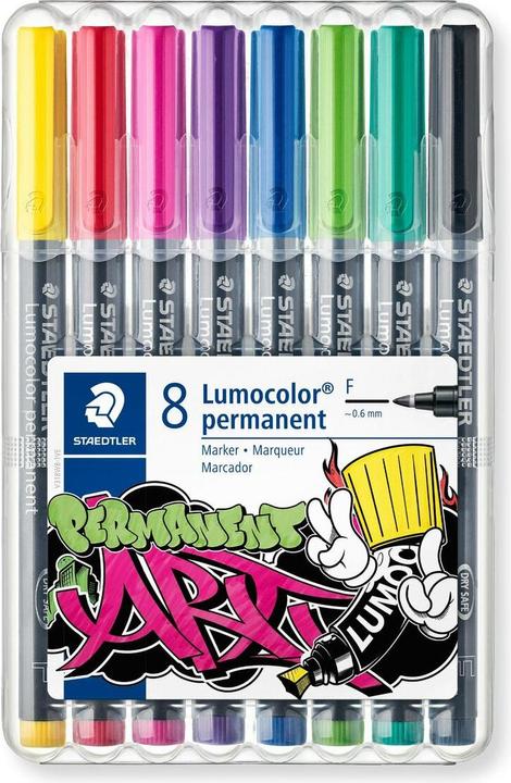 Produktbild Staedtler Lumocolor permanent pen 318 Permanent-Universalstifte F (6x)