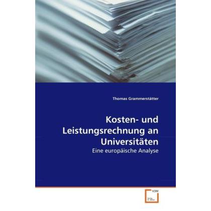 Kosten- und Leistungsrechnung an Universitäten, Fachbücher