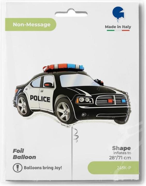 Produktbild Widmann Folienballon Polizei (1x)