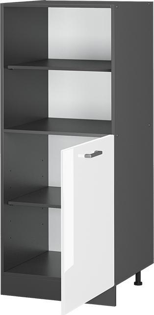 Anthrazit, Weiss Hochglanz