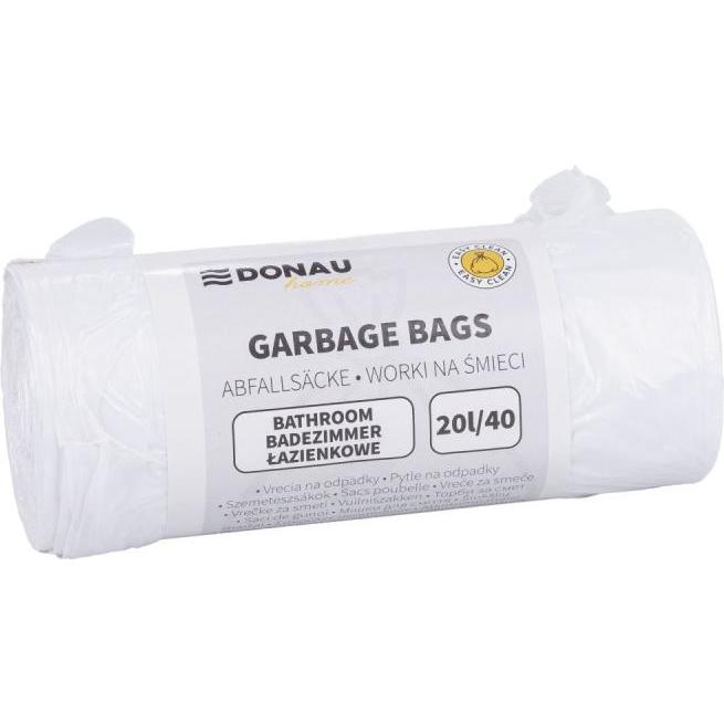 Donau Home Müllsäcke, Sacchetti spazzatura, Bianco