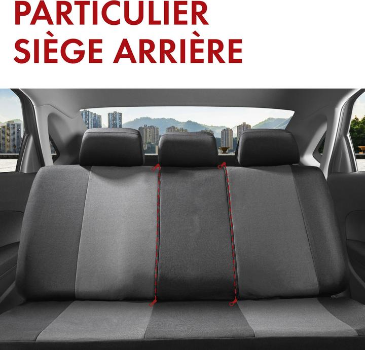 Actual product image CarComfort Car seat cover Portland grey