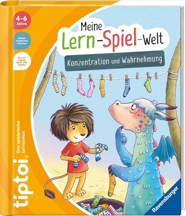 tiptoi Meine Lern-Spiel-Welt: Konzentration und Wahrnehmung (German, Helen Seeberg, Antje Hagemann, 2023)