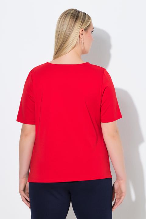 Actual product image Ulla Popken Asymmetric Pointed Hem Tee (42, 44)