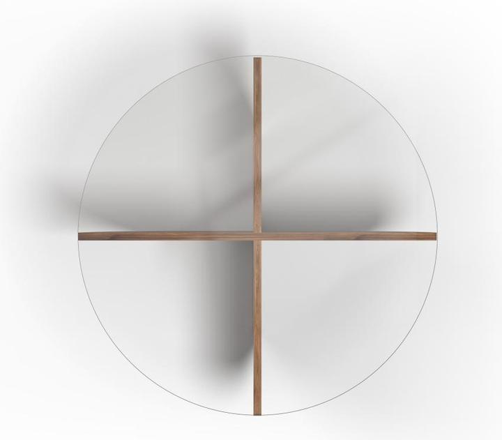 Actual product image Micadoni Glass Coffe Table, "Astrid", 80x80x30Made in Europe (80 x 80 x 30 cm)