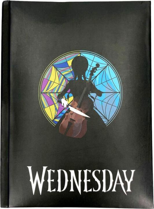 SD Toys MERCREDI - Fenêtre - Notebook Lumineux (A5, À rayures)