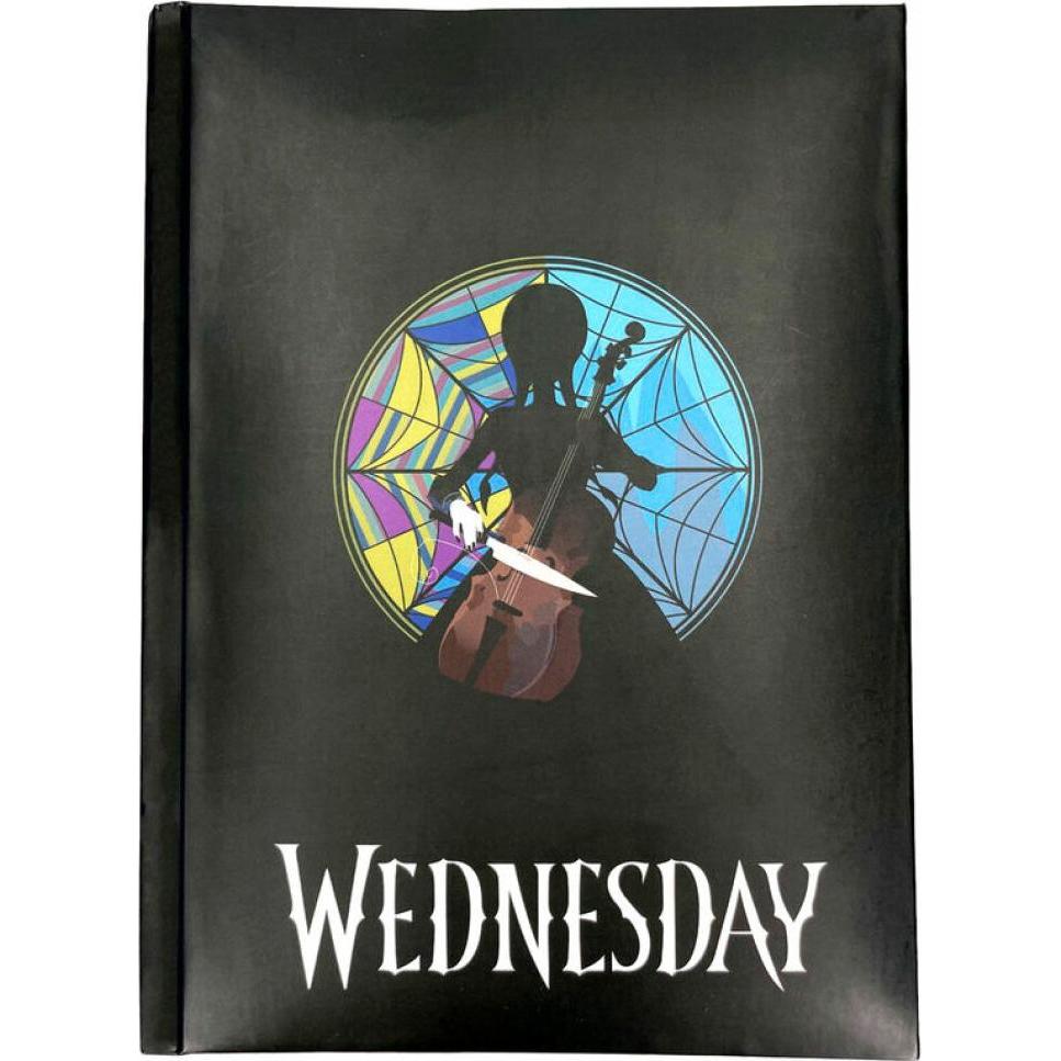 Sd Toys Nero Quaderni + Bloc Notes, Mercredi - Finestra - Taccuino Lumineux (A5, Righe)
