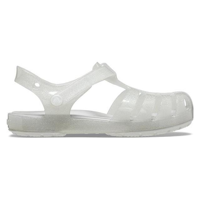 Crocs, Meisjes, Sandalen, T's Isabella Glitter Sandal, Grijs, (23)