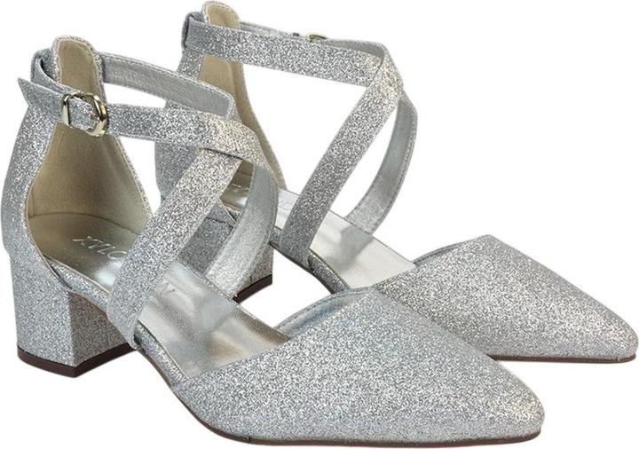 XY London Cynthia Pumps Spitz Mittlerer Blockabsatz