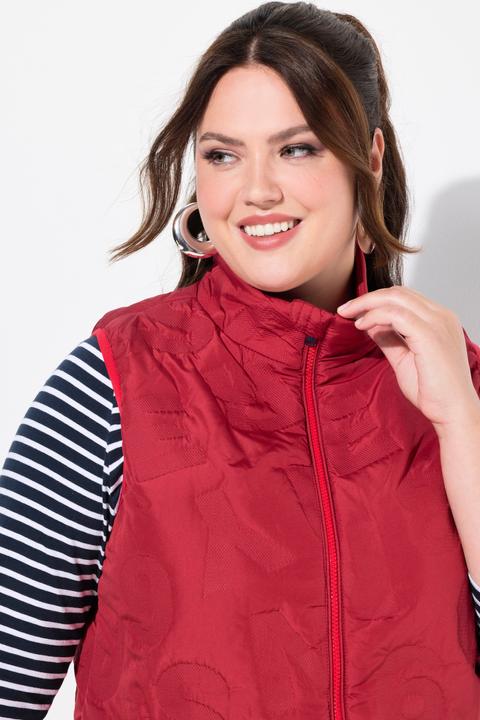 Produktbild Ulla Popken HYPRAR Weste, wasserabweisend, Stehkragen, 2-Wege-Zipper (42, 44)