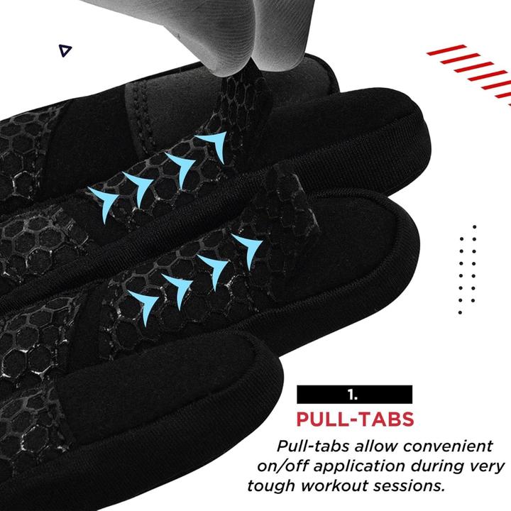 Image du produit Rdx Gants de musculation W1 – Gants entiers (S)