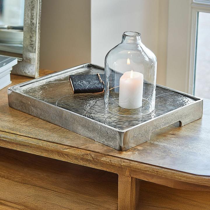 Produktbild Loberon Tablett Yvelissel antiksilber