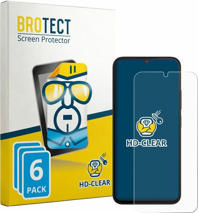 Produktbild BROTECT Schutzfolie für Xiaomi Redmi A7 Displayschutz Displayschutzfolie Folie Klar Transparent (6 Stk., Xiaomi Redmi 7)
