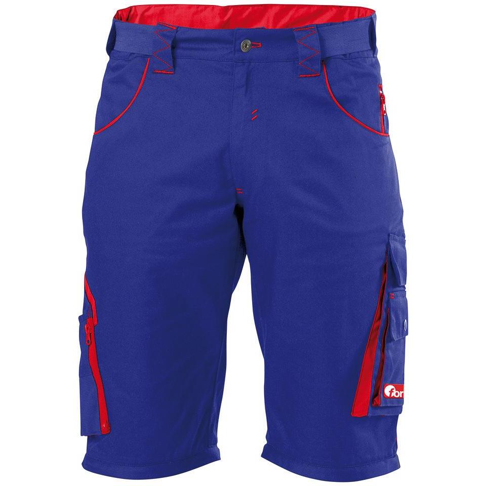 Magni, Arbeitshose, Fortis Bermuda, blau/rot,Gr.64 (64)