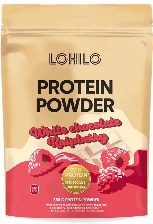 Actual product image Lohilo HiProtein (350 g, 1x, Raspberry, White chocolate)