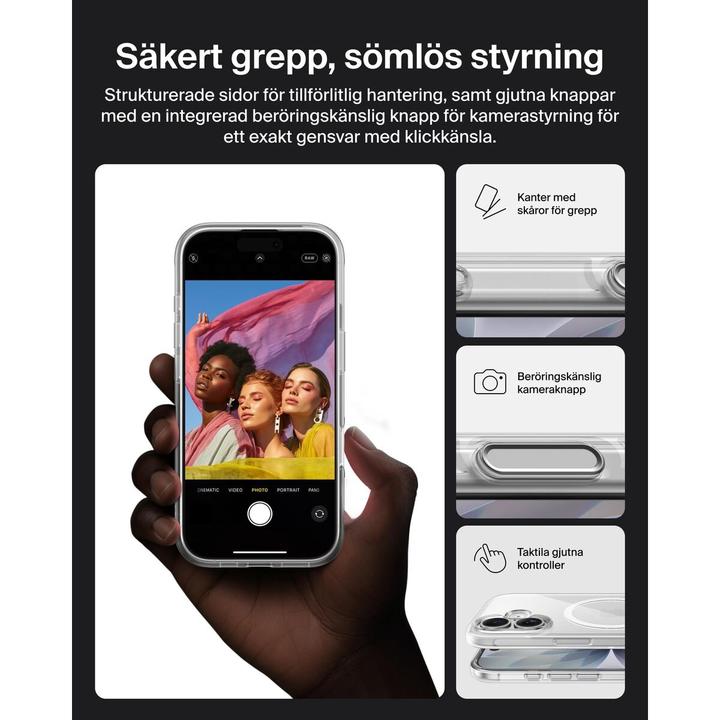 Produktbild Belkin SheerForce magn. Schutzh. iPhone 17 transparent MSA030hqCL (Apple iPhone 17)