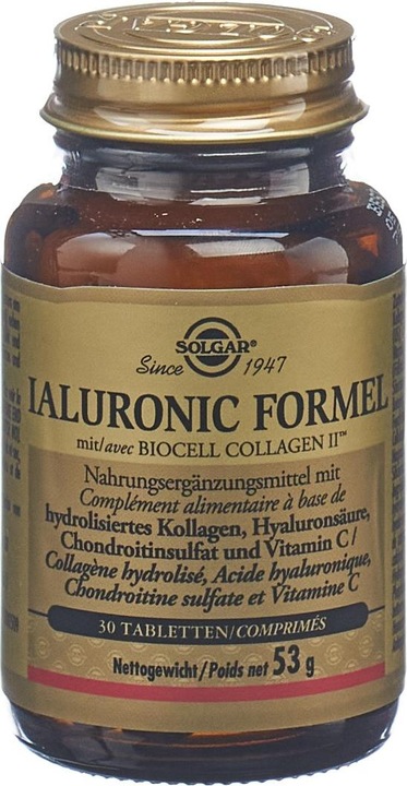 Actual product image Solgar Ialuronic Formula (New) Tabl (30 Piece, Pills, 162 g)