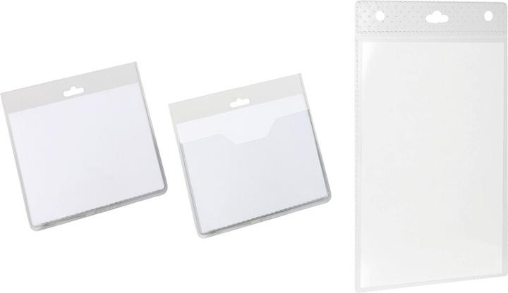 Actual product image Durable Name badges with open pocket