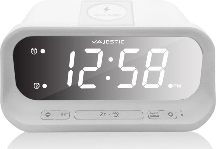 Majestic Neu SVE-236WI Digitaler Wecker Weiss