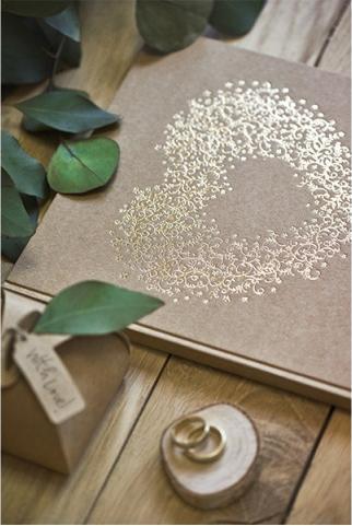 Actual product image Partydeco Guestbook heart (20.5 x 20.5 cm)