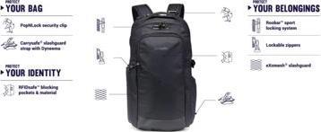 Actual product image Pacsafe Camsafe X17L backpack (17 l)