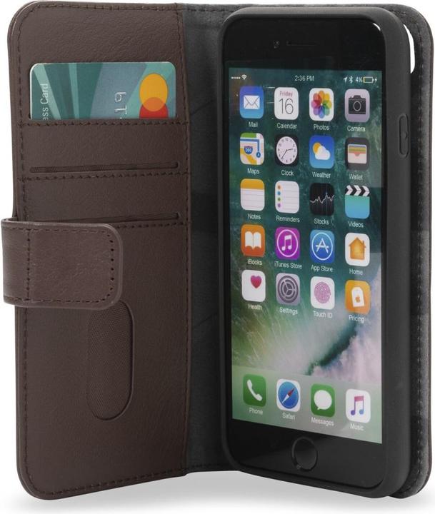 Immagine prodotto Decoded D6IPO7WC4CBN Custodia per cellulare (4.7") Custodia a portafoglio Marrone (Sharp Aquos Sense2, Apple iPhone SE (terza generazione))