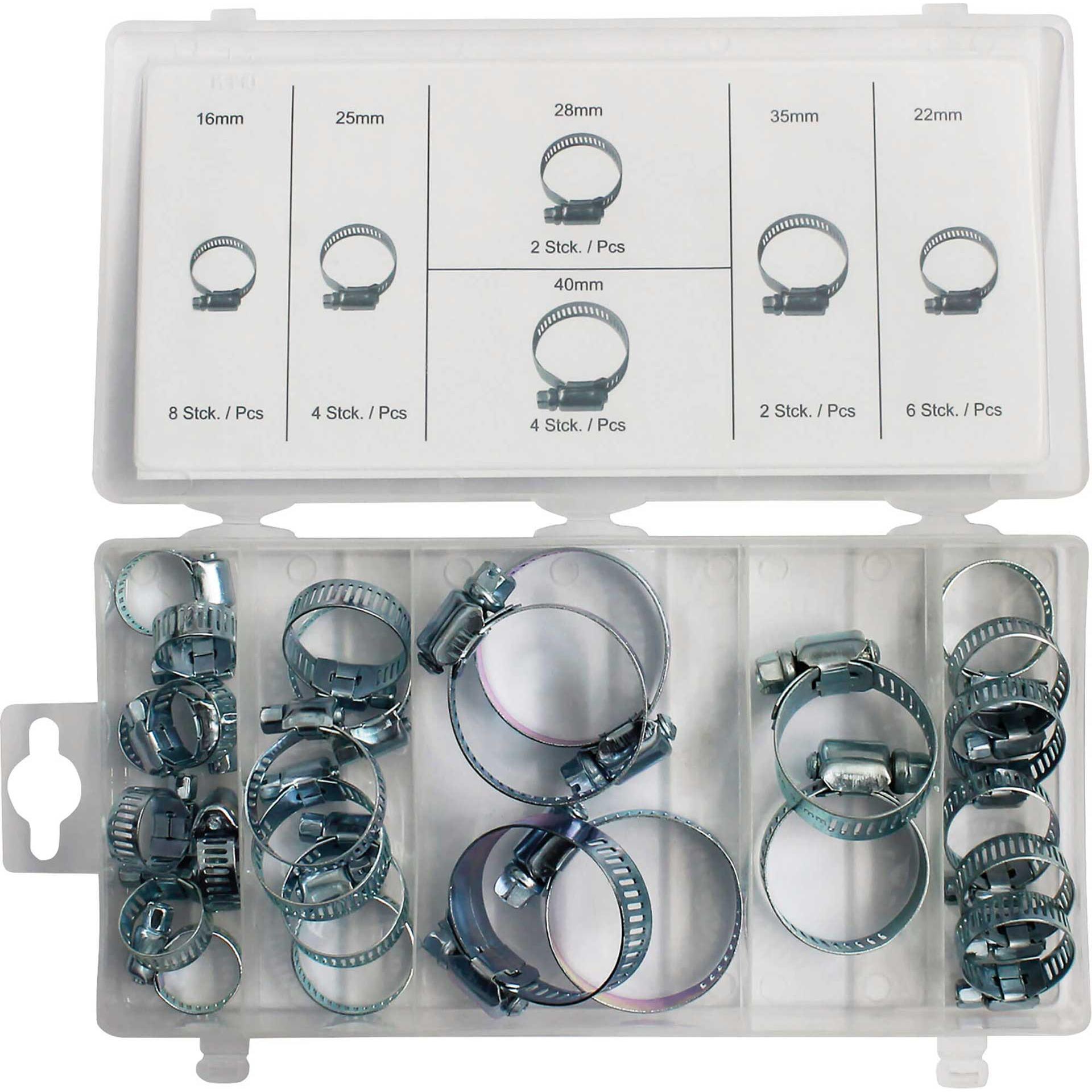 Modellbau Lindinger schlauchklemmen-set 26-teilig