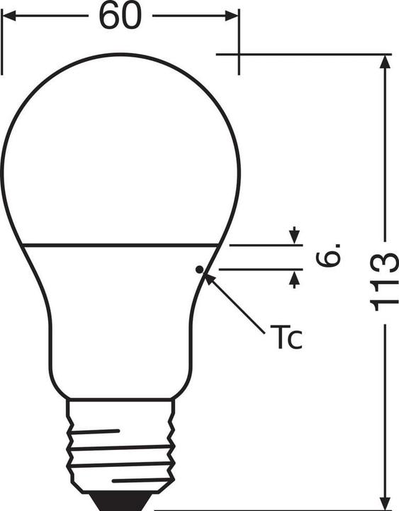 Produktbild Osram Led Base Classic A (E27, 9 W, 806 lm, 4 x, F)