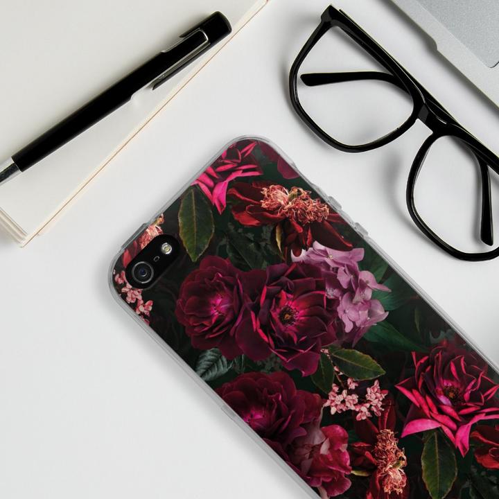 Produktbild DeinDesign Silikon Hülle für Apple iPhone 5 Handyhülle Case Smartphone Schutzhülle Blumen Blüte Rose (Apple iPhone 5)