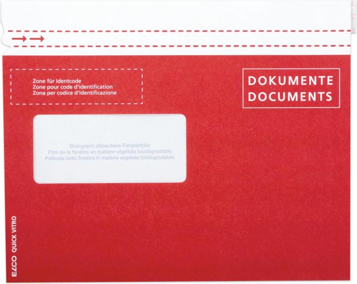 Elco Quick Vitro Paper Document Pockets Documenten/Documenten die aan de post voldoen (C5, 250 Stuk)