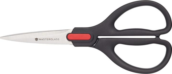 Actual product image Master Class MasterClass Edgekeeper Stainless Steel Self-Sharpening Scissors, 22cm (8 1/2"), Clam Packed (22 cm)