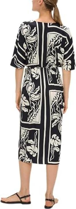 Actual product image S.Oliver Kleid Satiniertes Viskose-Kleid mit All-over-Print (34)