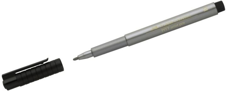 Produktbild Faber-Castell Pitt Artist Pen Metallic (Silber, 1 x)