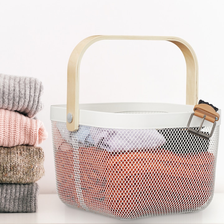 Produktbild Relaxdays Aufbewahrungskorb (1 x, 26 x 24.5 x 17.5 cm)