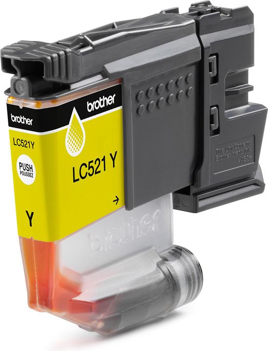 Brother LC521Y Cartouche d'encre originale - Jaune (Y)