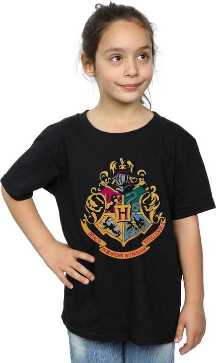 Immagine prodotto Hogwarts Crest Gold Ink Maglietta Ragazze (128)