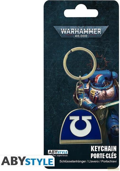 Actual product image ABYstyle Portachiavi Warhammer 40k : Ultramarines (AX2)