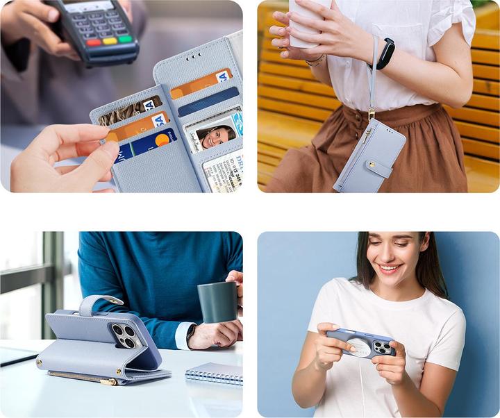 Image du produit Dux Ducis Lawa Series MagSafe Bookcover en similicuir Étui (Apple iPhone 16 Pro)