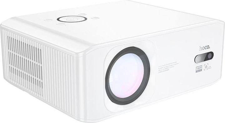 Actual product image Hoco Headphone with microphone projector with Android software Wi-Fi Bluetooth 1080P DT3 white (Full HD, 370 lm)