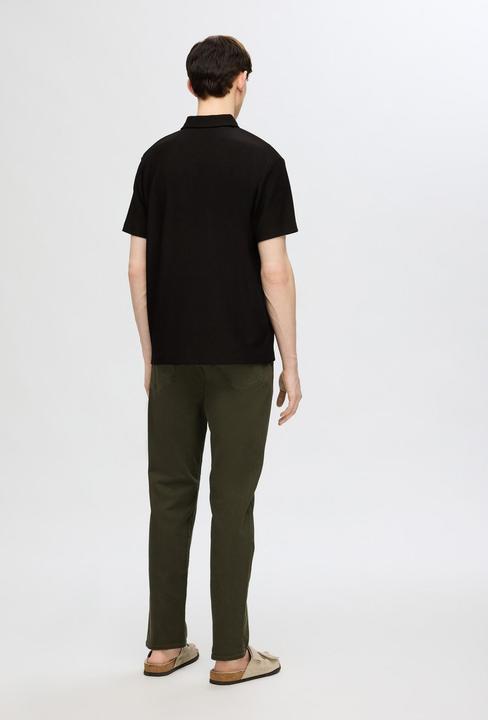 Immagine prodotto Selected Polo con mezza zip a pieghe (S)