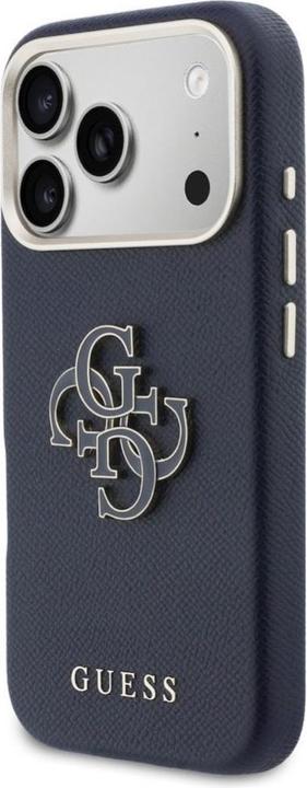 Produktbild Guess - Hardcase Resin Logo (GUHCP17L5PS4RGGB) - iPhone 17 Pro - Blue (Apple iPhone 17 Pro)