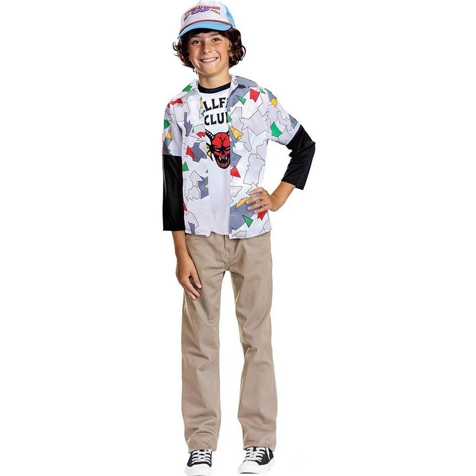 Metamorph Stranger Things - Dustin Kostüm für Kinder (134, 140)