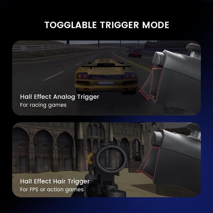 Produktbild Gamesir G8+ Bluetooth mobile controller with phone holder (Android, iOS, Switch, PC)