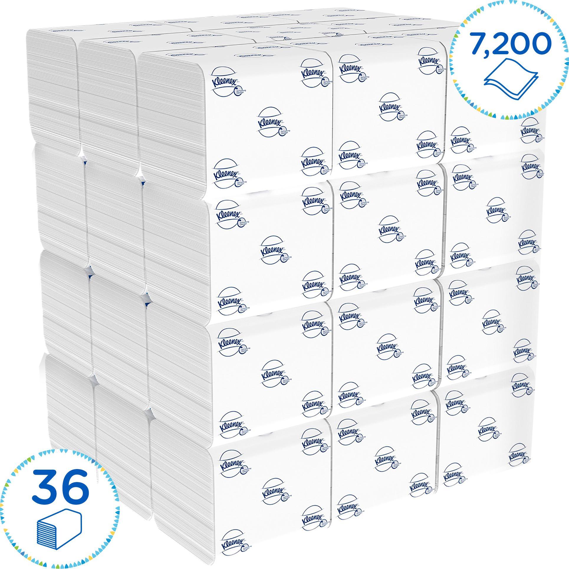 Thumbnail - Kimberly-Clark, Toilettenpapier, ULTRA Toilet Tissue Bulk White 200 F2 (36 x)