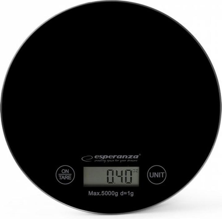 Esperanza EKS003K Kitchen Scale Countertop Round Electronic Kitchen Scale