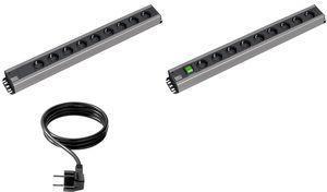 Actual product image Bachmann HANDWERKER power strip, 9-way, without switch (9x, CEE 7/3, 2 m)