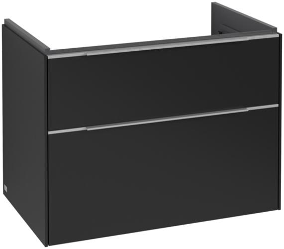 Aluminium glänzend, Volcano Black