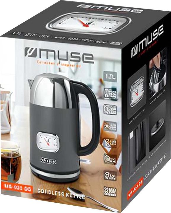 Image du produit Muse MS020 DG Bouilloire en acier inoxydable gris (1.70 l)