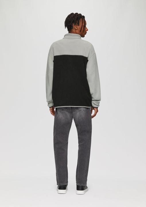 Image du produit S.Oliver Sweatshirt Jacke Fleecejacke mit Stehkragen (S)